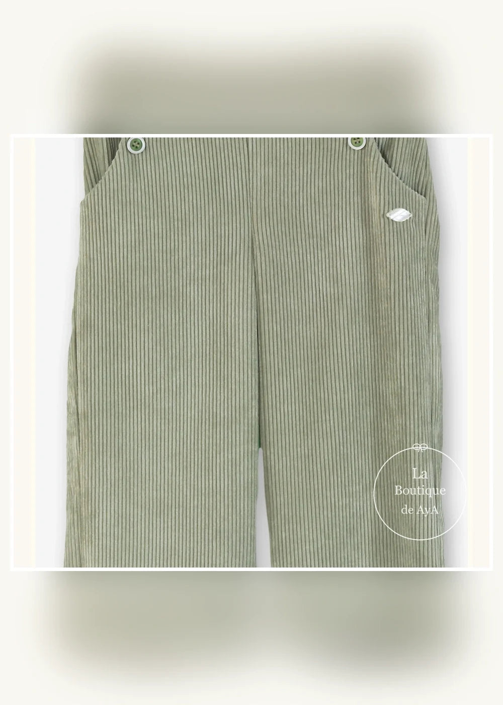 Conjunto camisa floral y pantalón verde para niña Miranda 0248, imagen 5