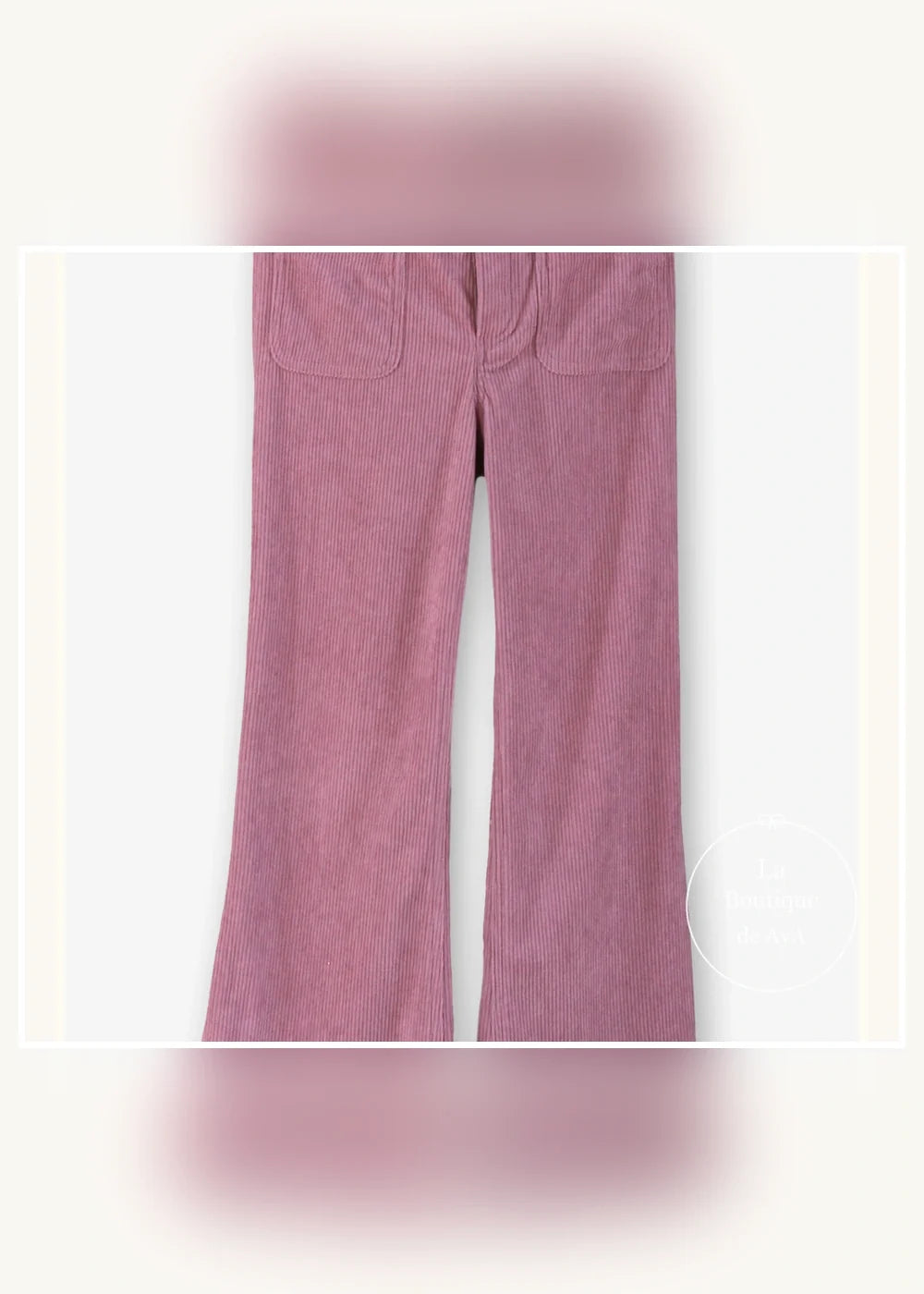 Conjunto sudadera cuadros y pantalón malva para niña Miranda 0310, imagen 5