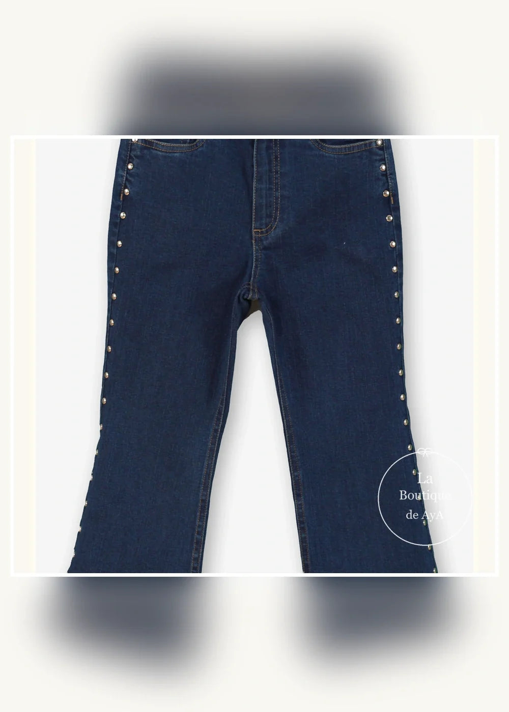 Conjunto sudadera cruda y vaquero para niña Miranda 1405, imagen 5