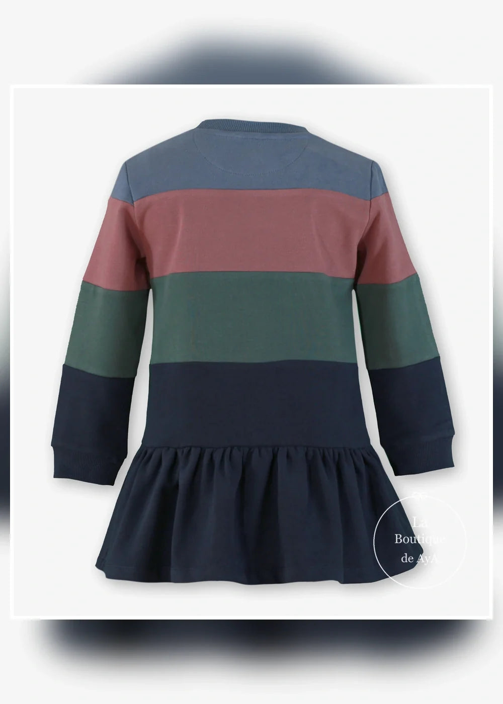 Vestido sudadera multicolor para niña Miranda 1407, imagen 3