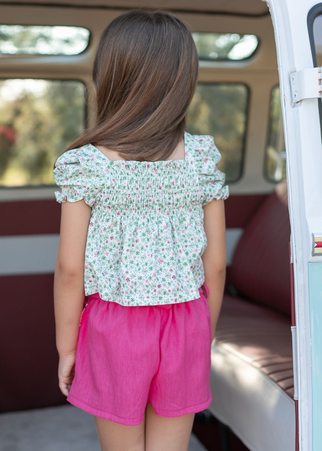 Blusa y short Flores Verdes CocoAcqua 50415