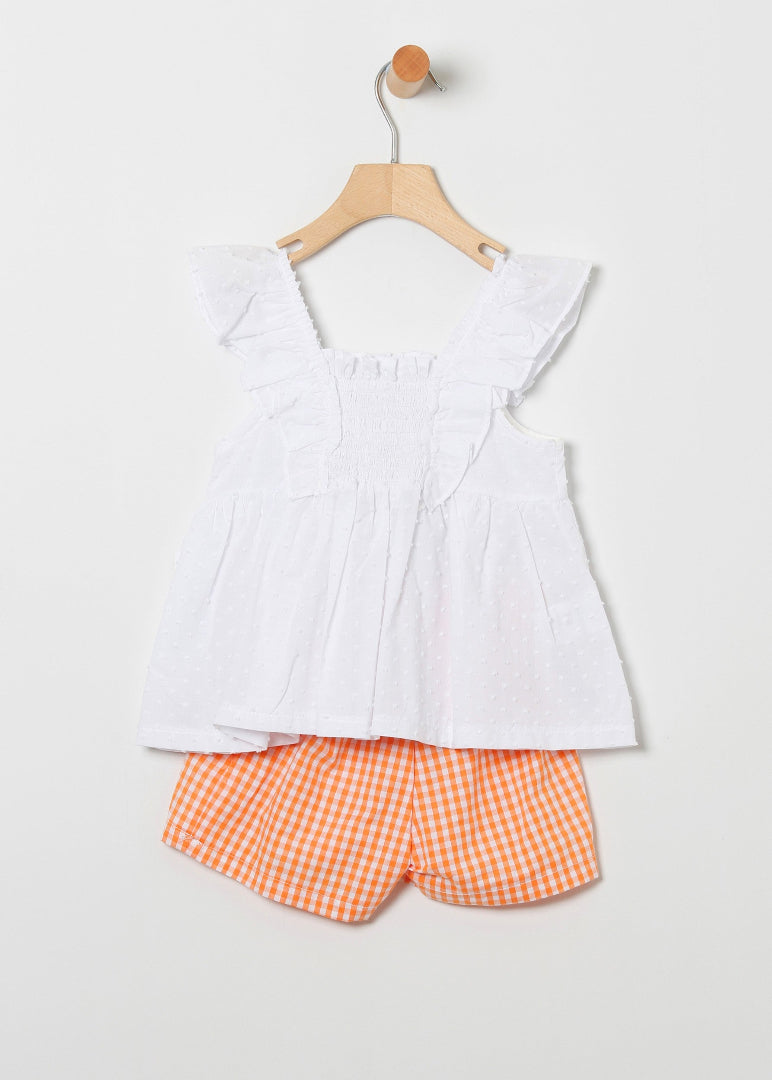 Blusa y short naranja CocoAcqua 50435