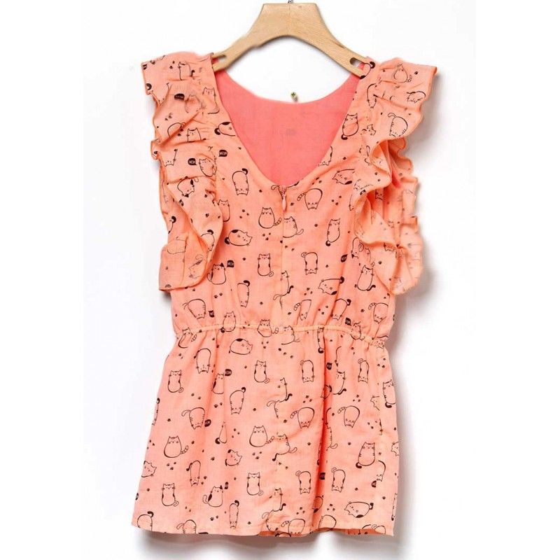 Vestido niña gatos Coco Acqua 50949