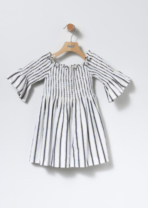 Vestido niña rayas Coco Acqua 50959
