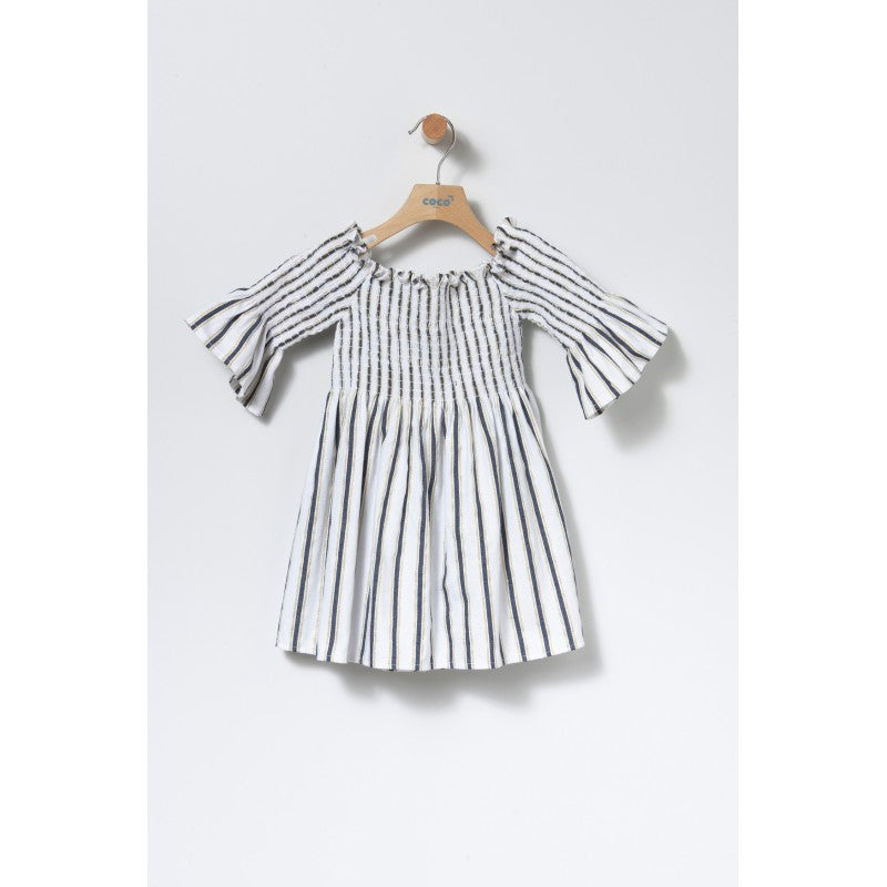 Vestido niña rayas Coco Acqua 50959