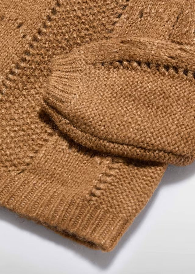 Jersey calado canela Abel & lula 5858