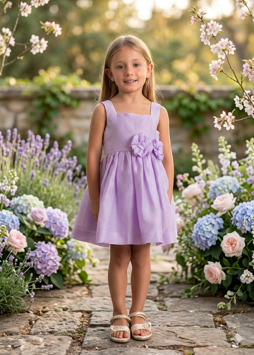 Vestido lino 03916-075