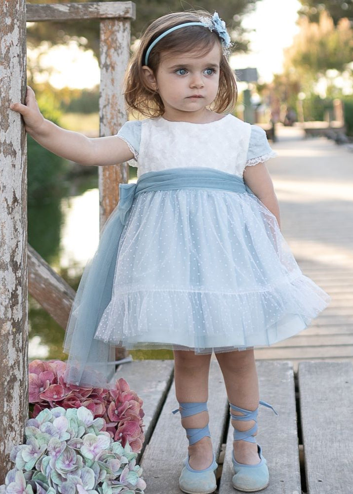 Jesusito de bebé niña de tul Coco Acqua 60333 OCEANO - La boutique de AyA