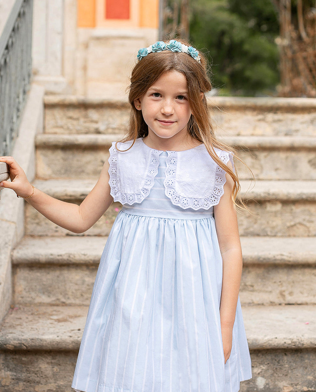 Vestido de menina Magnólia Coco Acqua 60338 FANTASIA