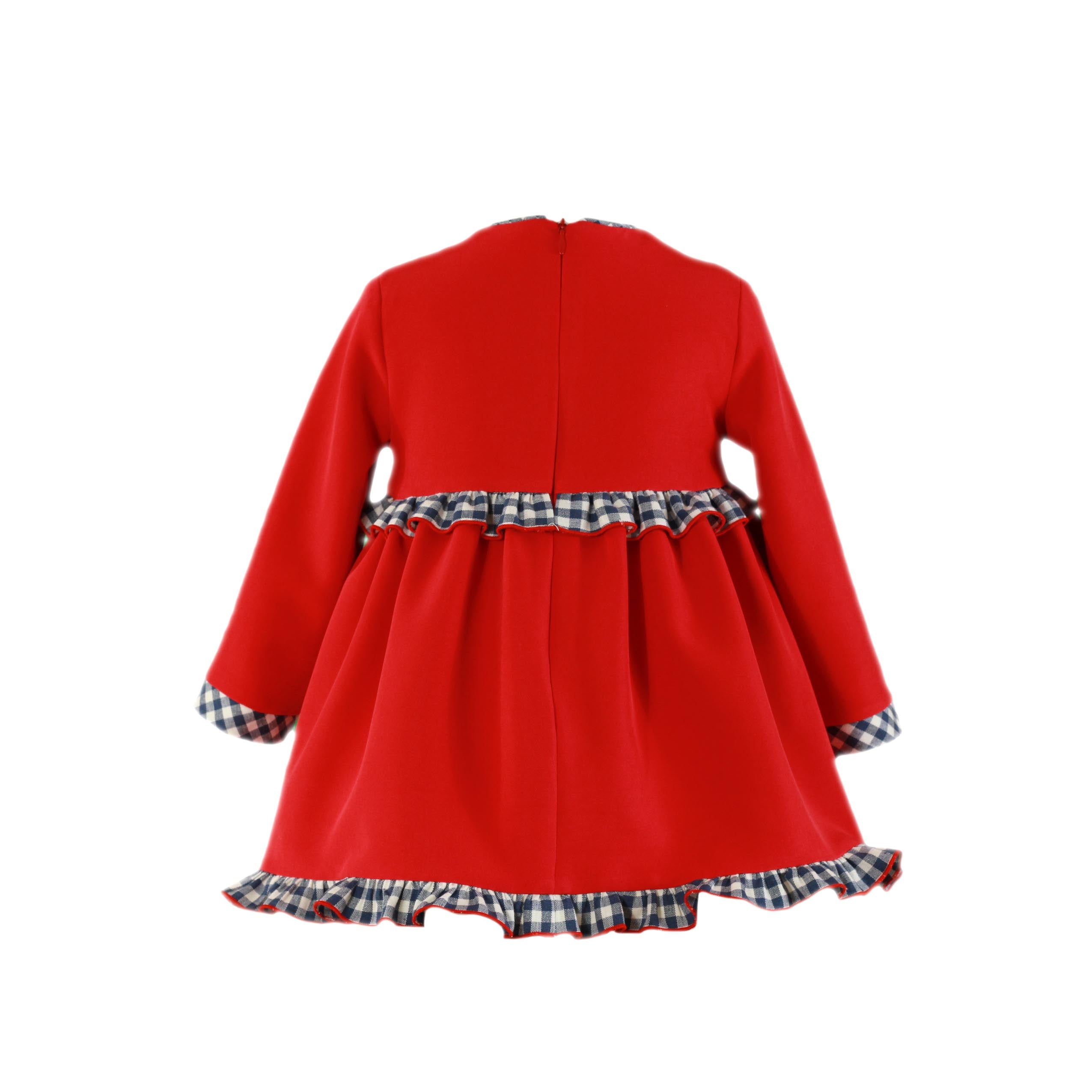 Vestido Infantil Vuelo Rojo Miranda 0604 - La boutique de AyA