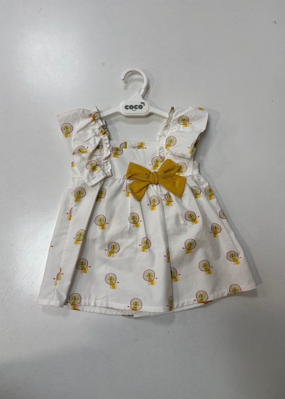 Vestido leones bebe Coco Acqua 70698