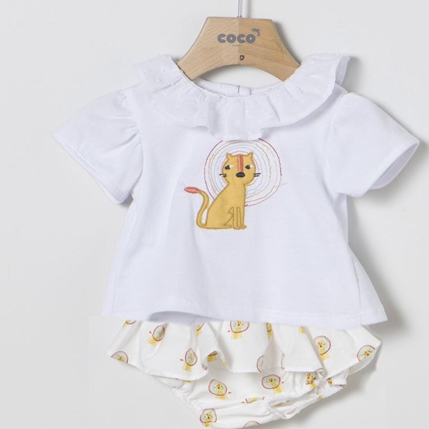 Conjunto leon bebe niña Coco Acqua 70700