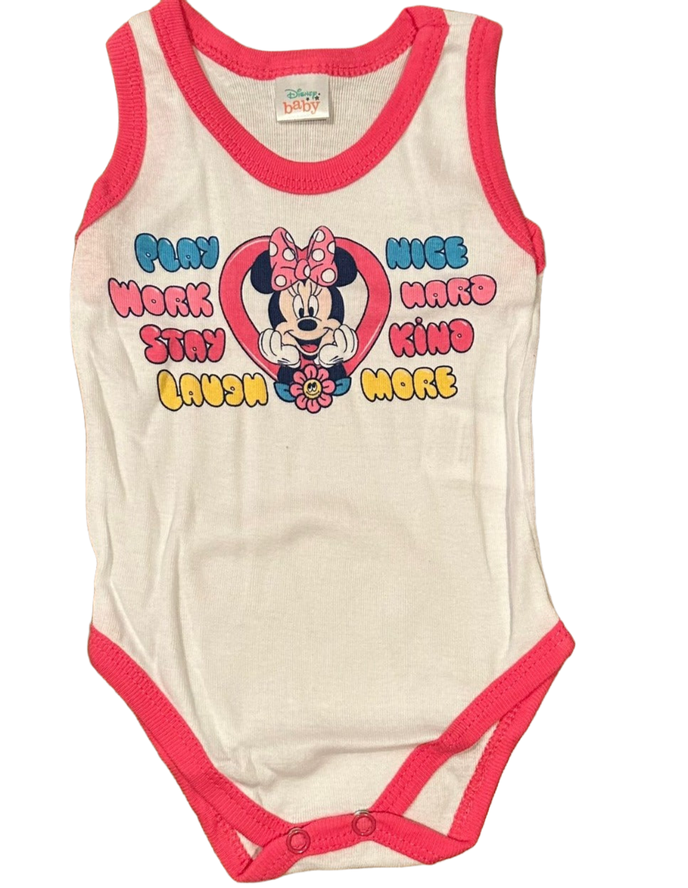 Pack of 2 Disney Minnie Mouse girl bodysuits WF8053