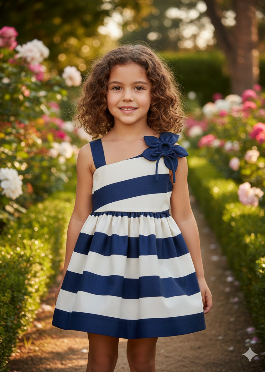 Vestido asimetrico flor 03924-091