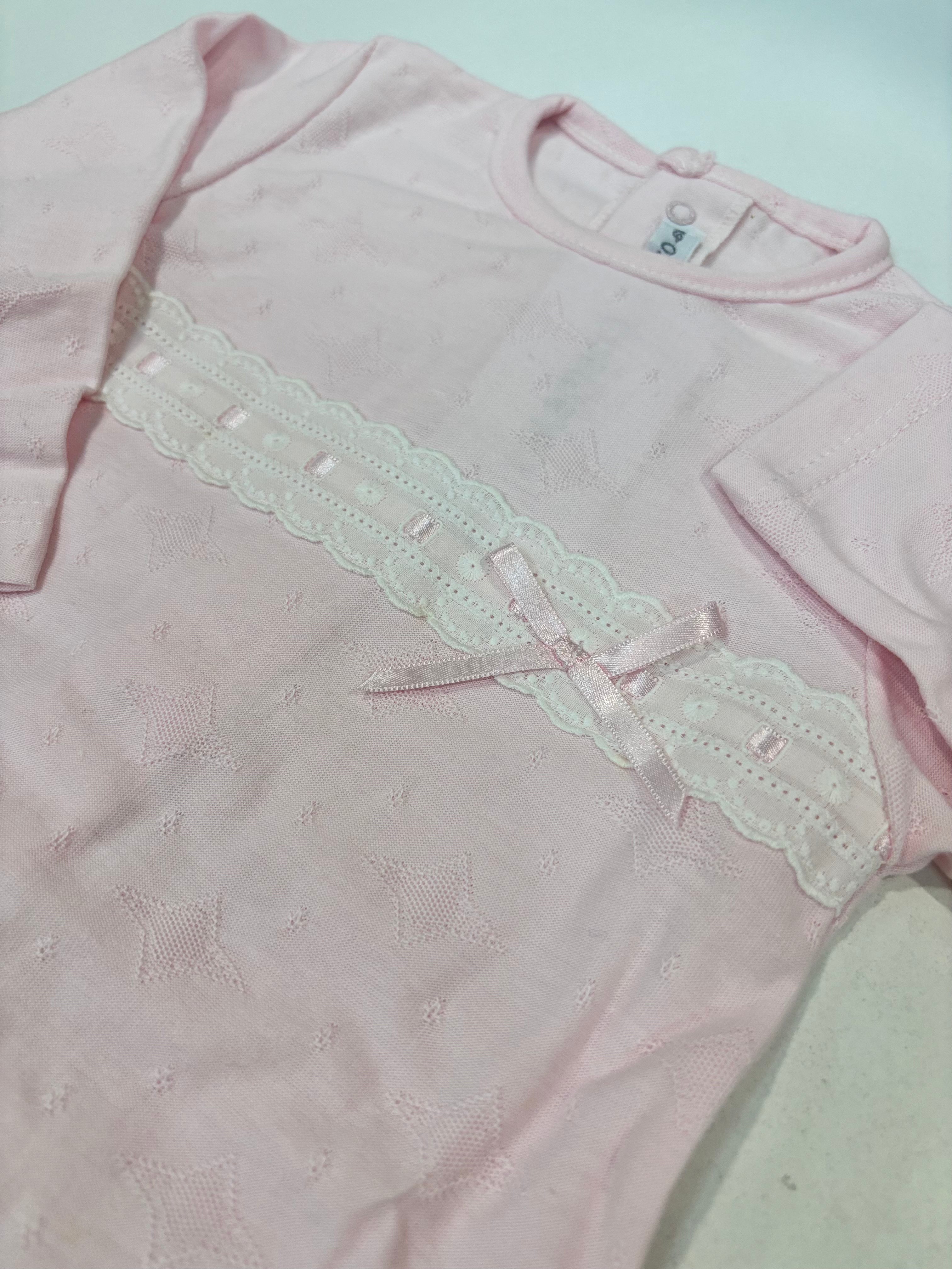 Pelele manga larga rosa Calamaro 32302