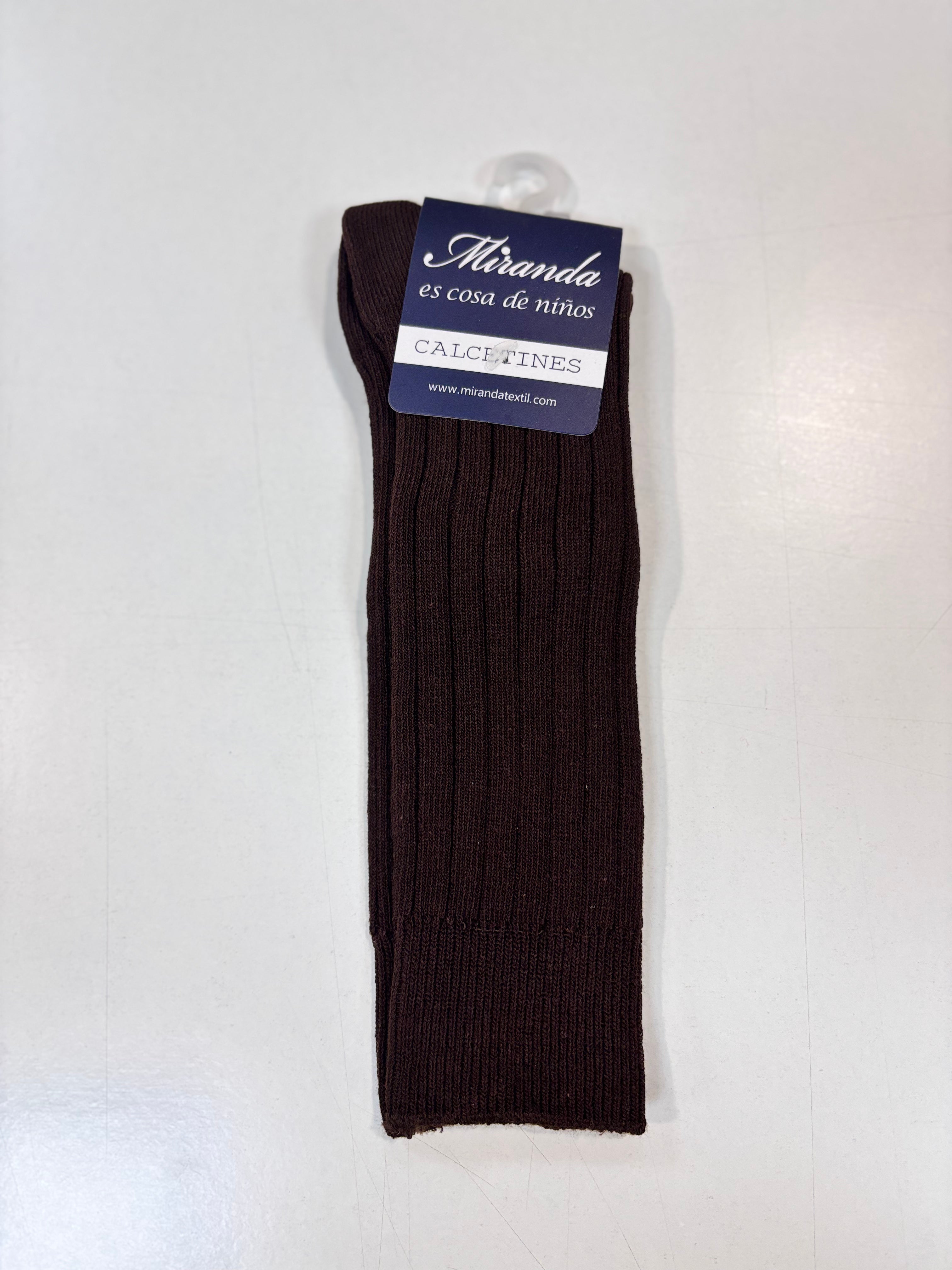 Calcetin canale niño marron Miranda 1504