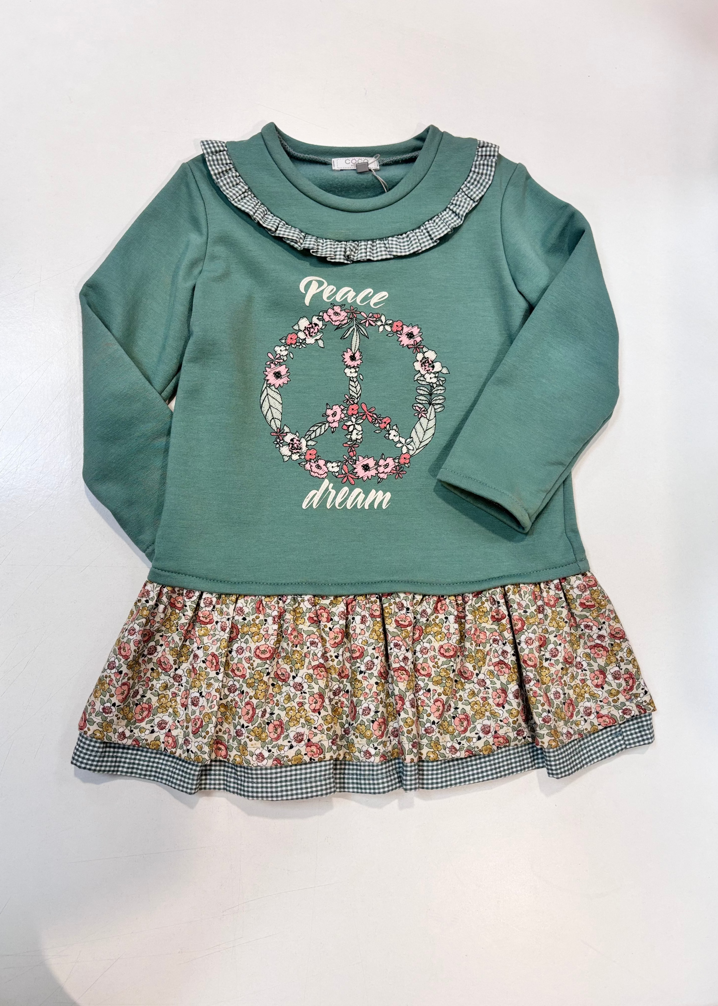 Vestido verde coco acqua 50073