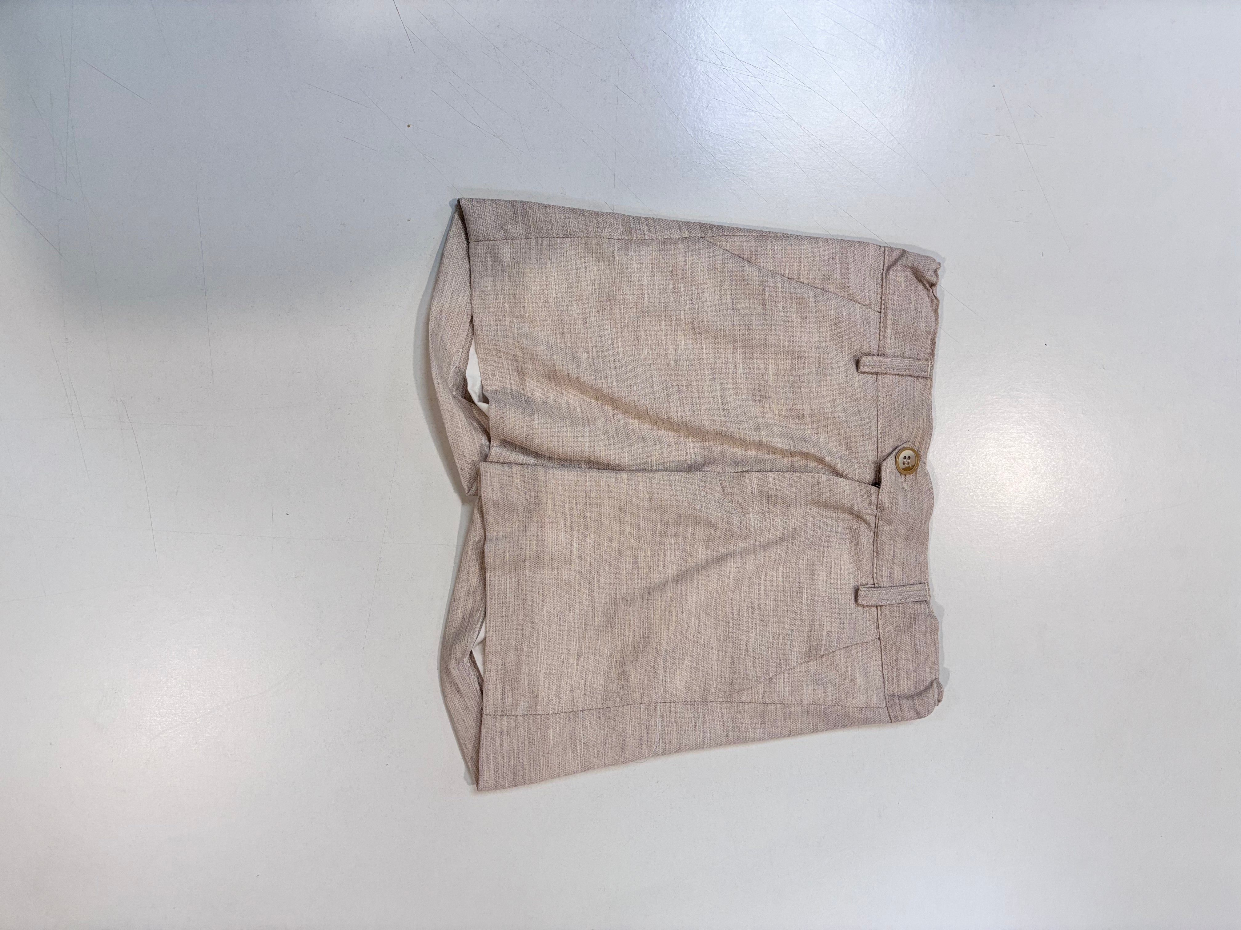 Conjunto niño beige puntos Miranda 0238