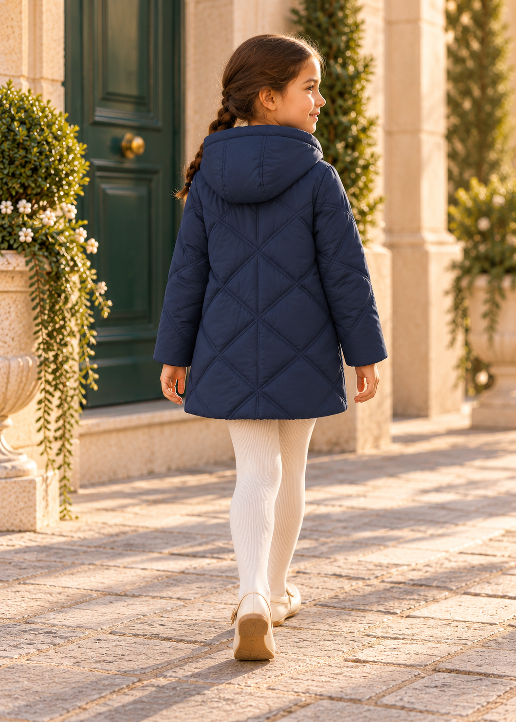 Chaquetón colegial básico Marino Mayoral para niña 00415-061