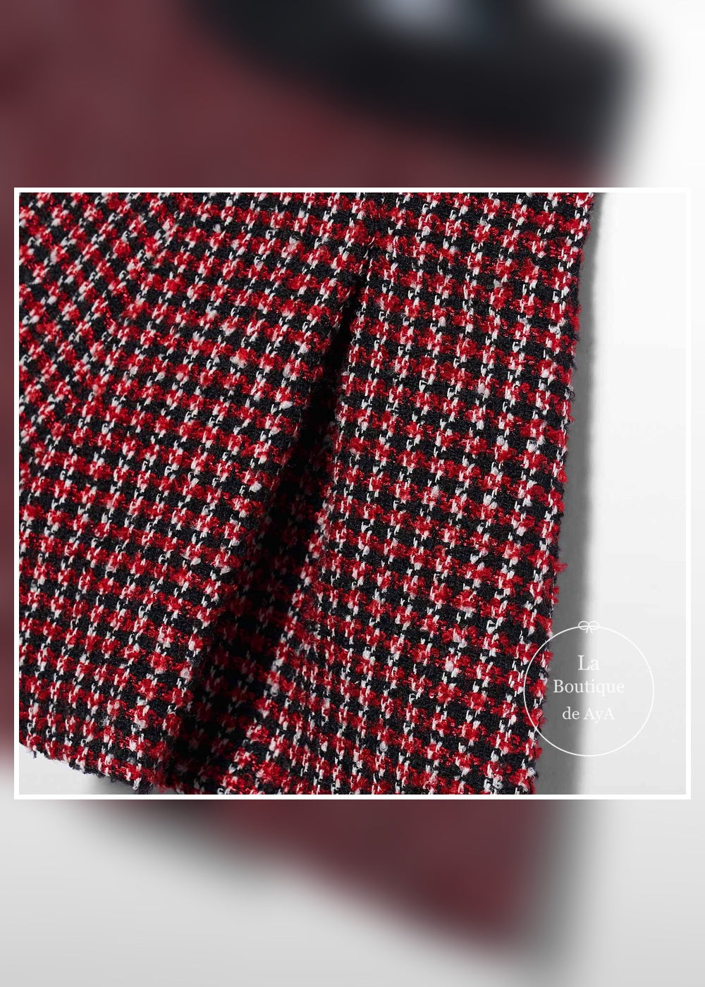 Bermuda tweed PU teja para niña Abel & Lula 05775 - imagen 4