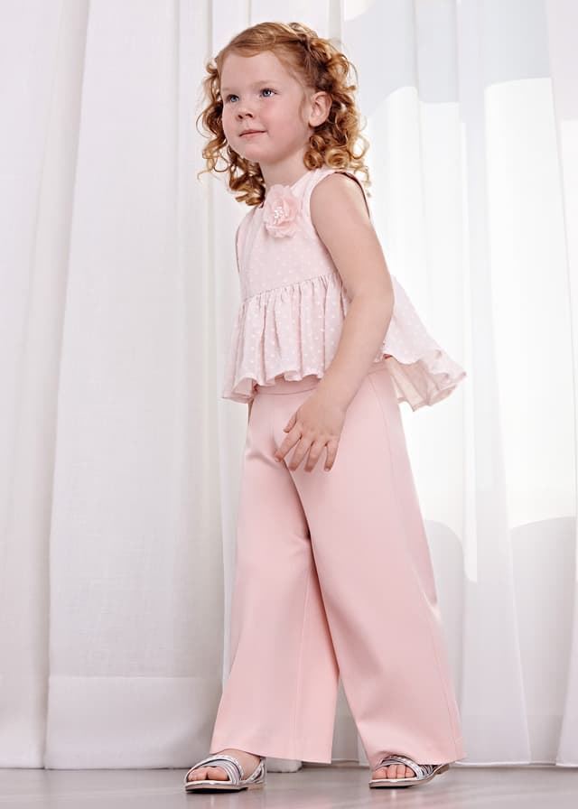 Conj. pantalon largo crepe 05247 Abel y Lula