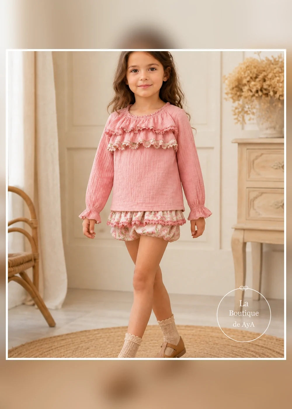 Conjunto rosa Miranda 40/0226/23 en movimiento
