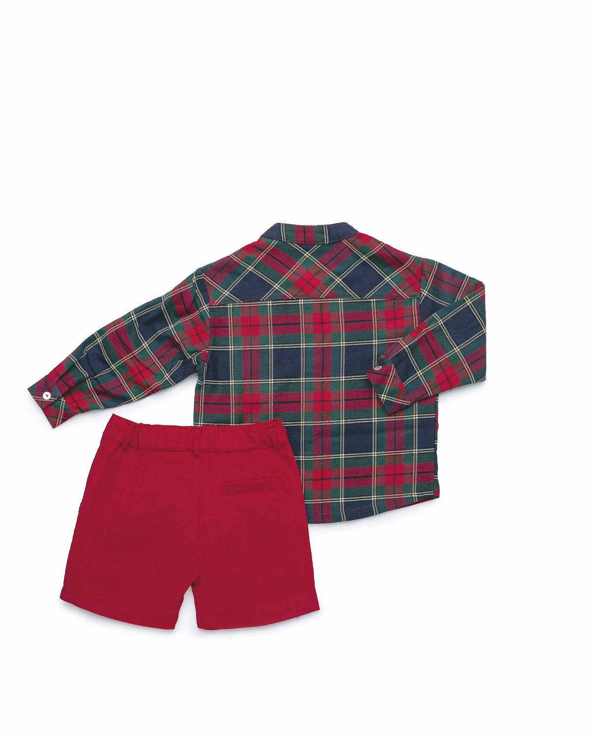Conjunto niño Juliana pantalón y camisa de cuadros 26695, vista de la prenda, otoño invierno 2026/27