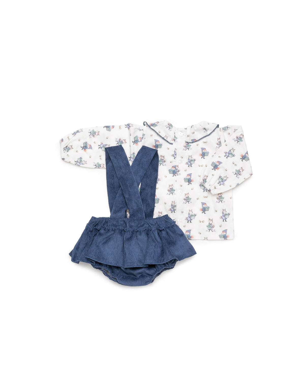Conjunto Juliana camisa de zorritos y braga con tirantes 26701, fotografía oficial 3, otoño invierno 2026/27