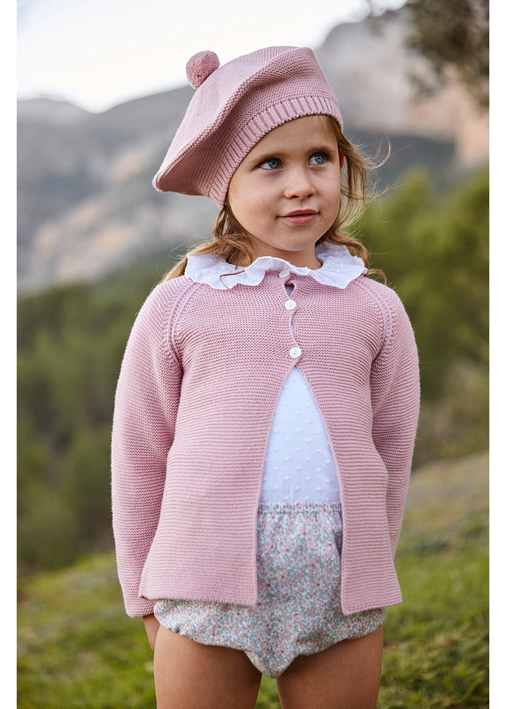 Conjunto bebé niña Juliana chaqueta y florecitas 26706, colección otoño invierno 2026/2027