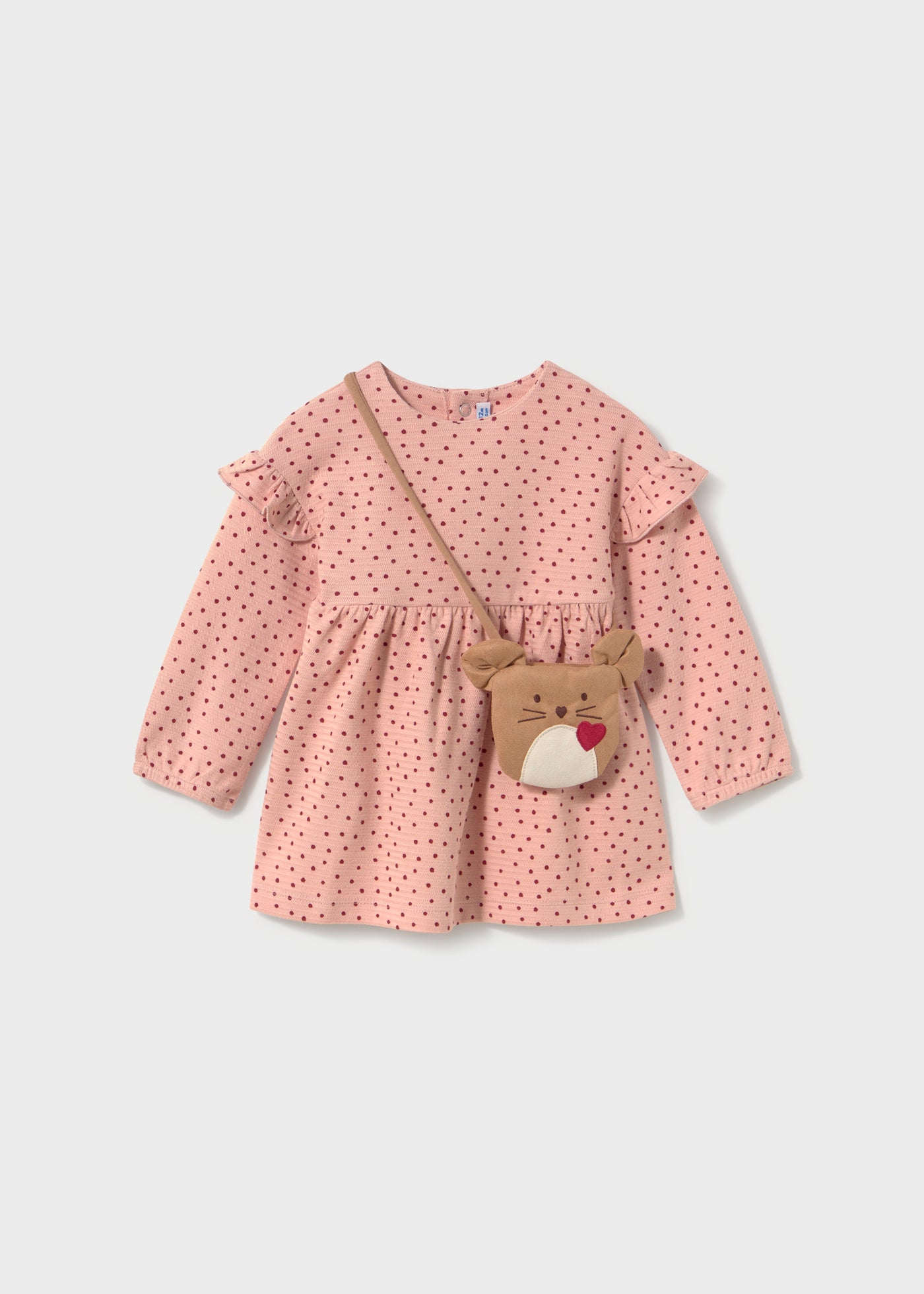 Vestido con bolso Petisui Mayoral para bebé niña - imagen 4