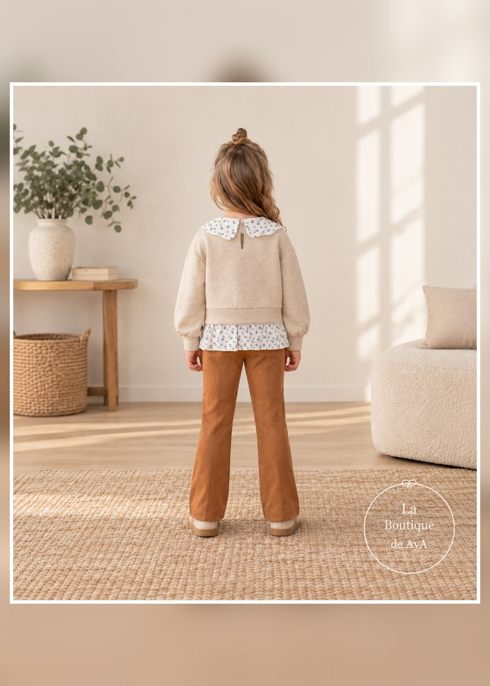 Conjunto leggings antelina toffe niña Mayoral 04736 - Vista trasera
