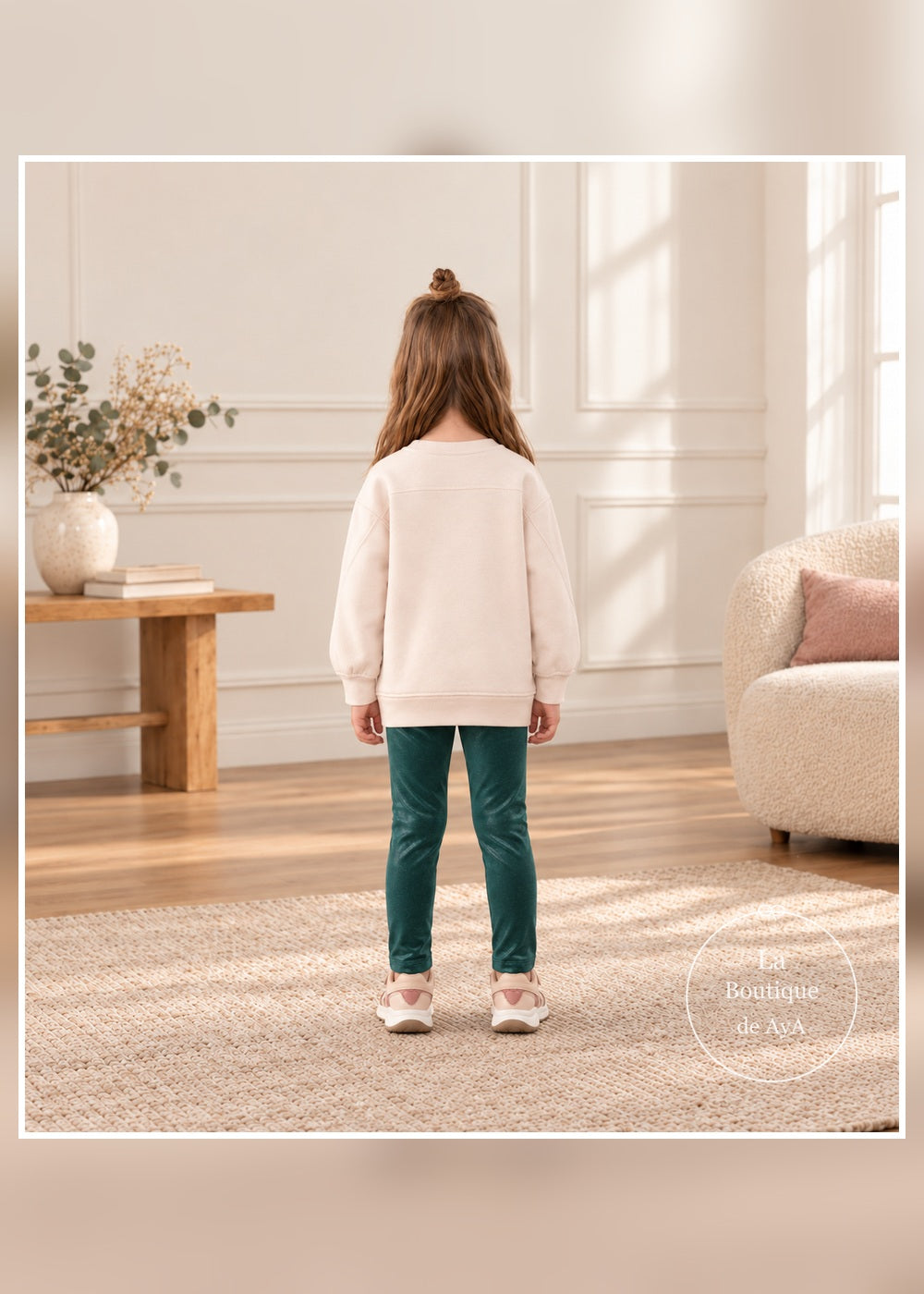 Conjunto leggings botella y sudadera niña Mayoral 04737 - Vista trasera