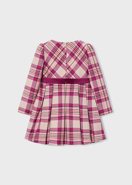 Vestido cuadros Framboise Mayoral para niña - imagen 5