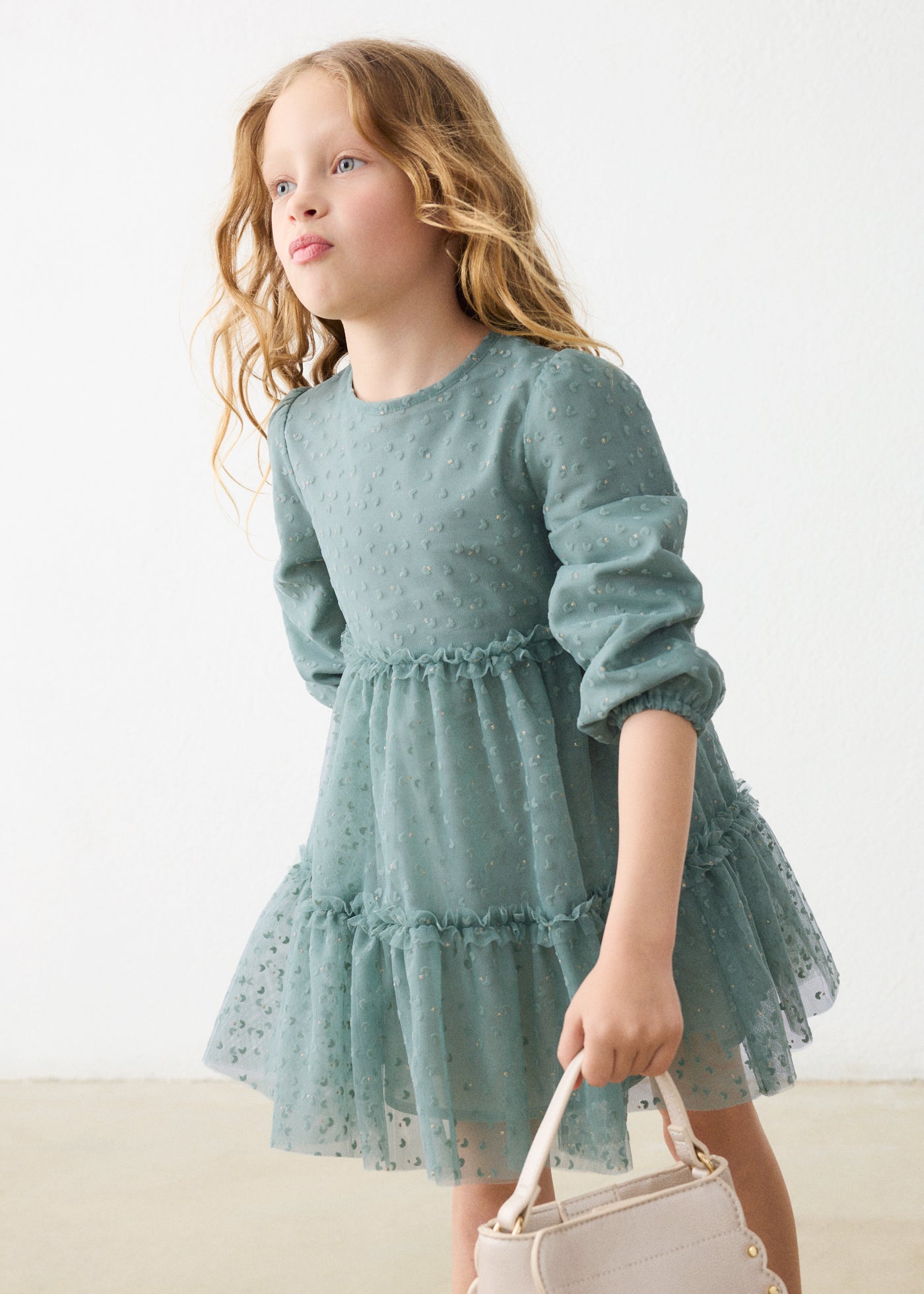 Vestido tul fantasia Laurel Mayoral para niña - imagen 1