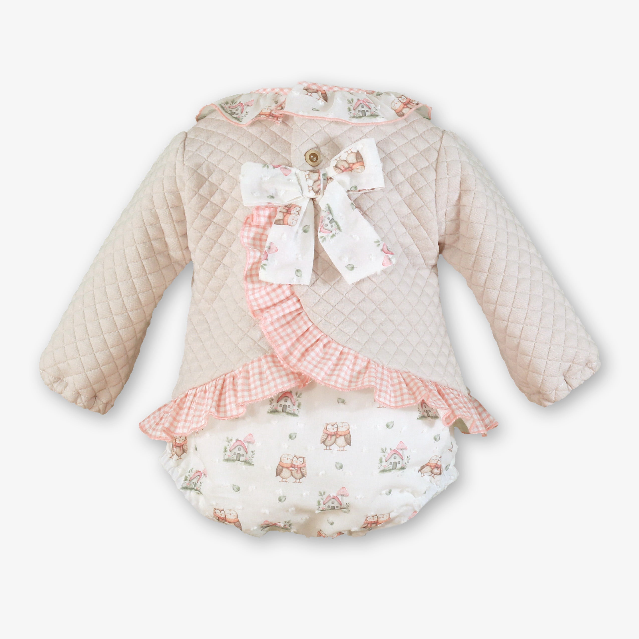 Conjunto bebé niña Miranda 40-23 - vista trasera