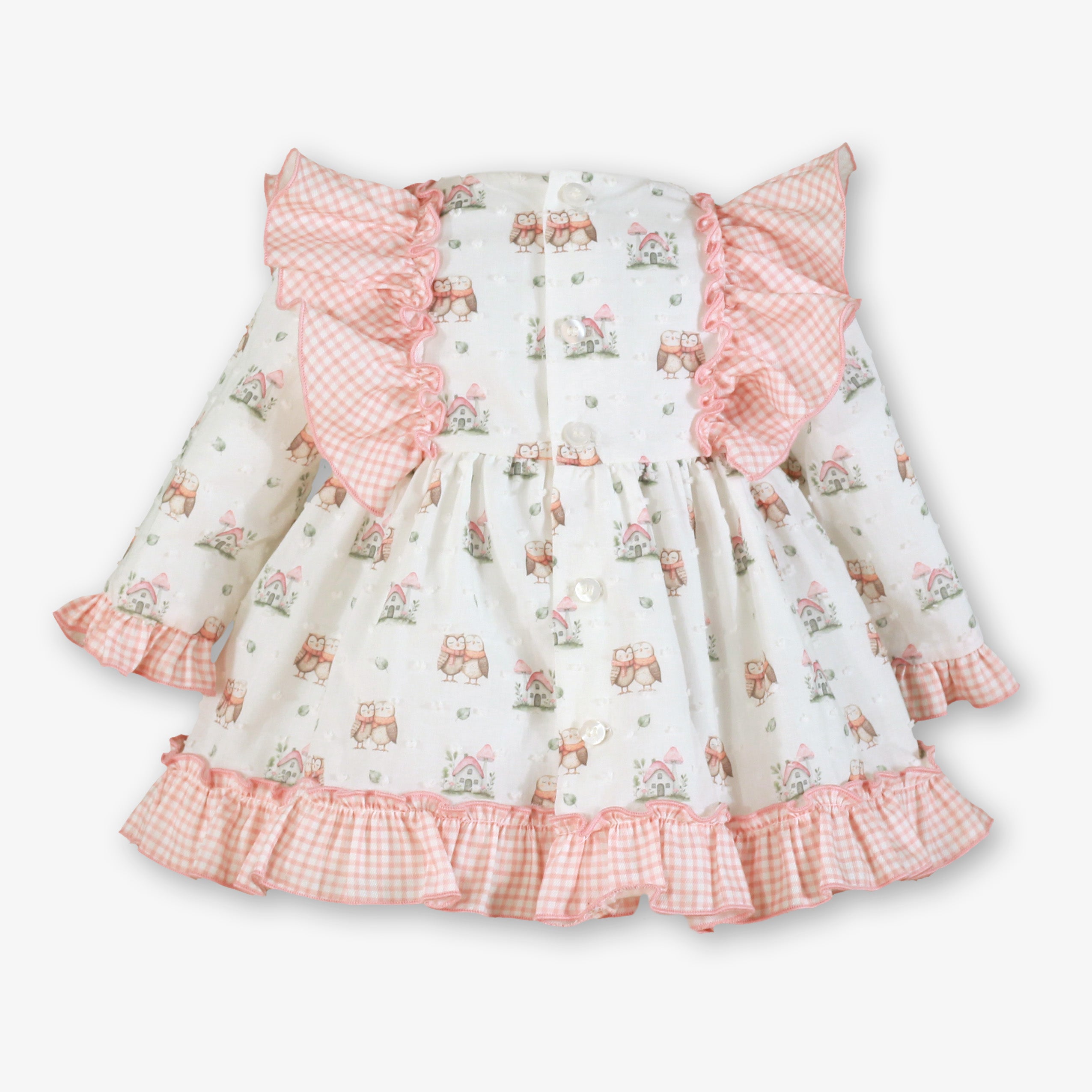 Vestido bebé Miranda 40-V - vista trasera