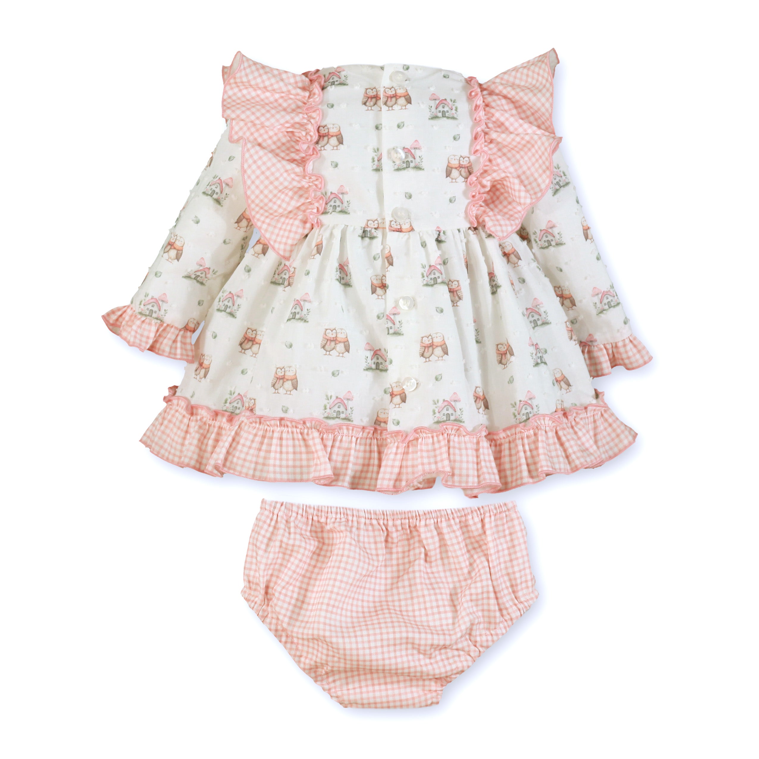 Vestido braguita bebé Miranda 40-VB - vista trasera