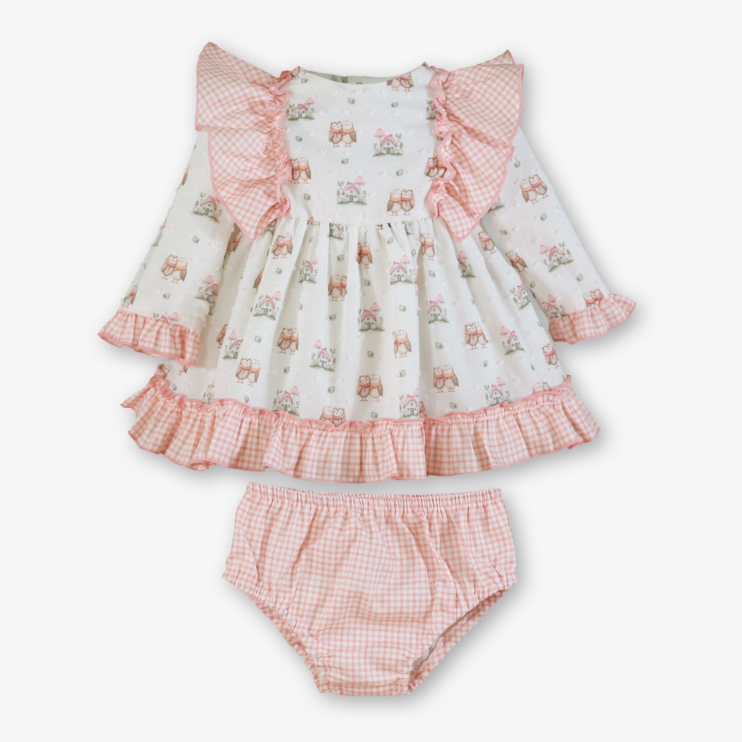 Vestido braguita bebé Miranda 40-VB - vista delantera