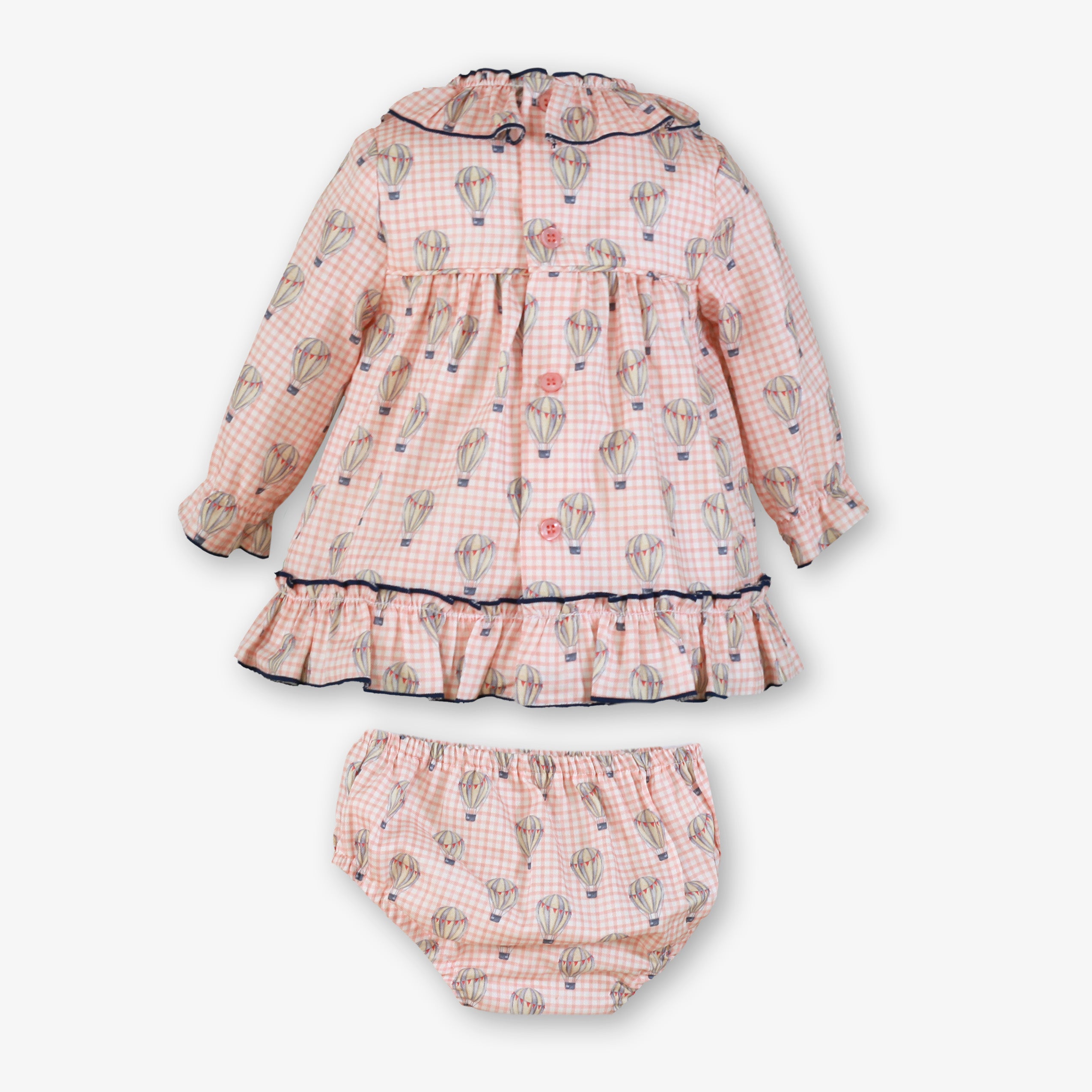 Vestido braguita bebé Miranda 44-VB - vista trasera
