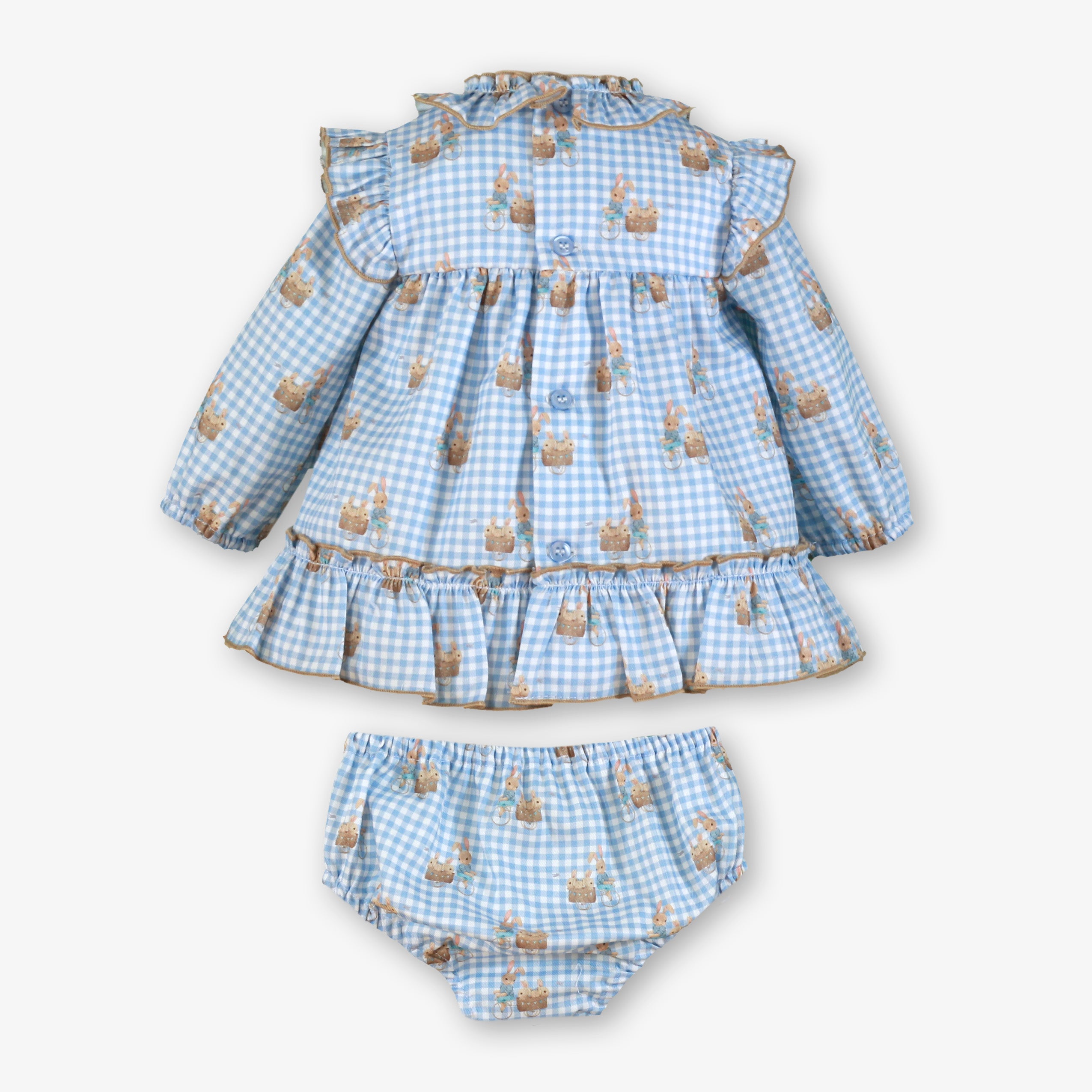 Vestido braguita bebé Miranda 48-VB - vista trasera