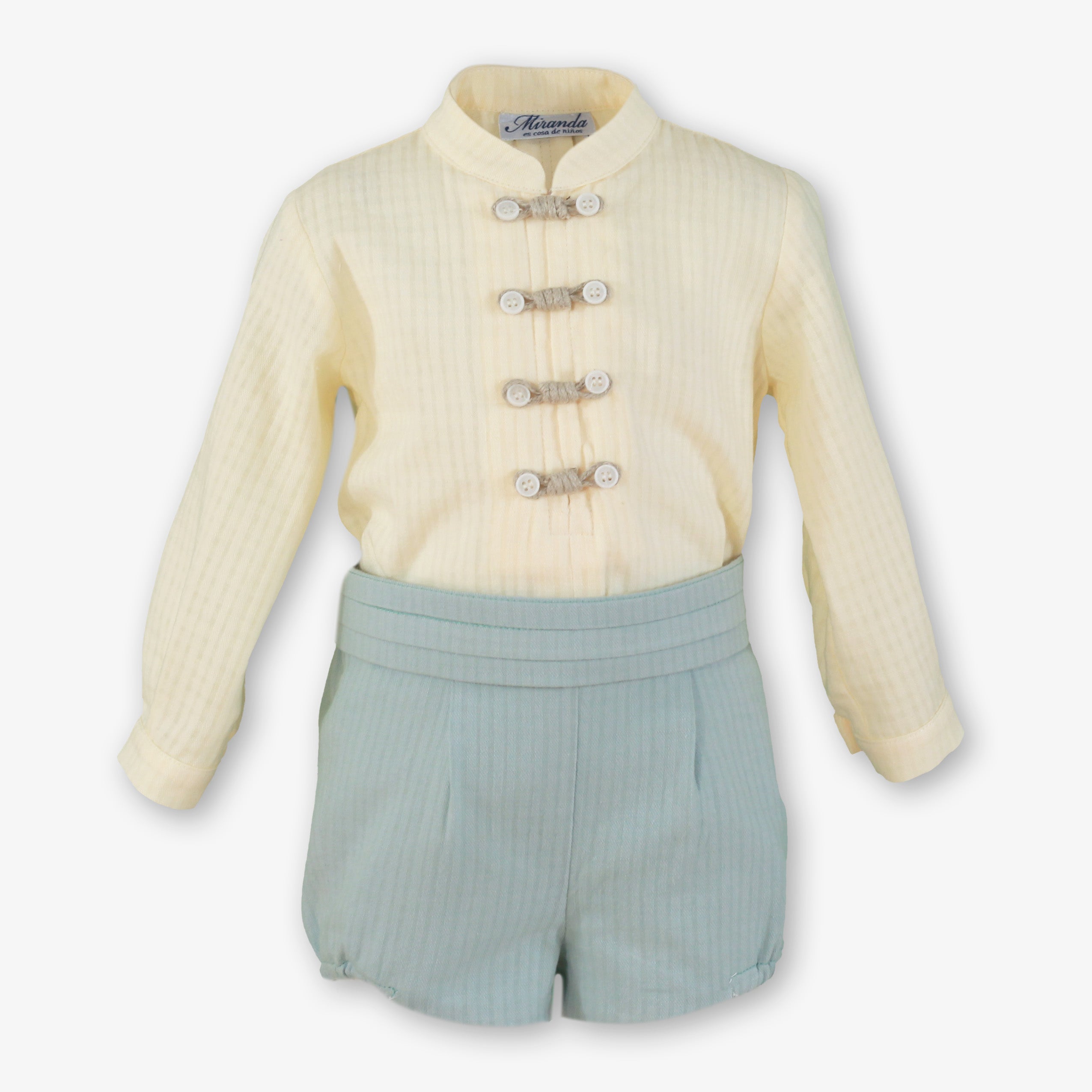 Camisa pantalón corto bebé niño Miranda 123-23 - vista delantera