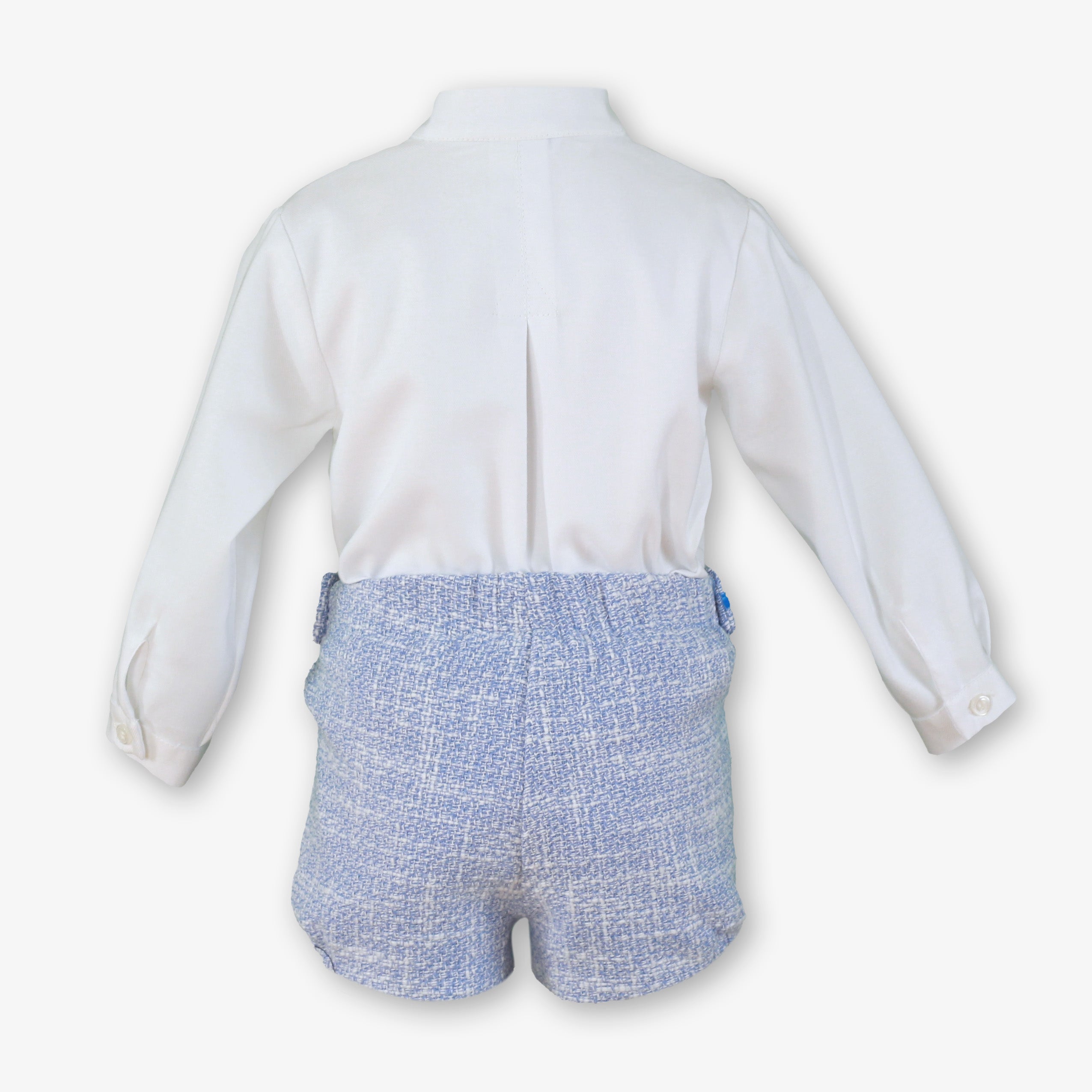 Camisa pantalón corto bebé niño Miranda 134-23 - vista trasera