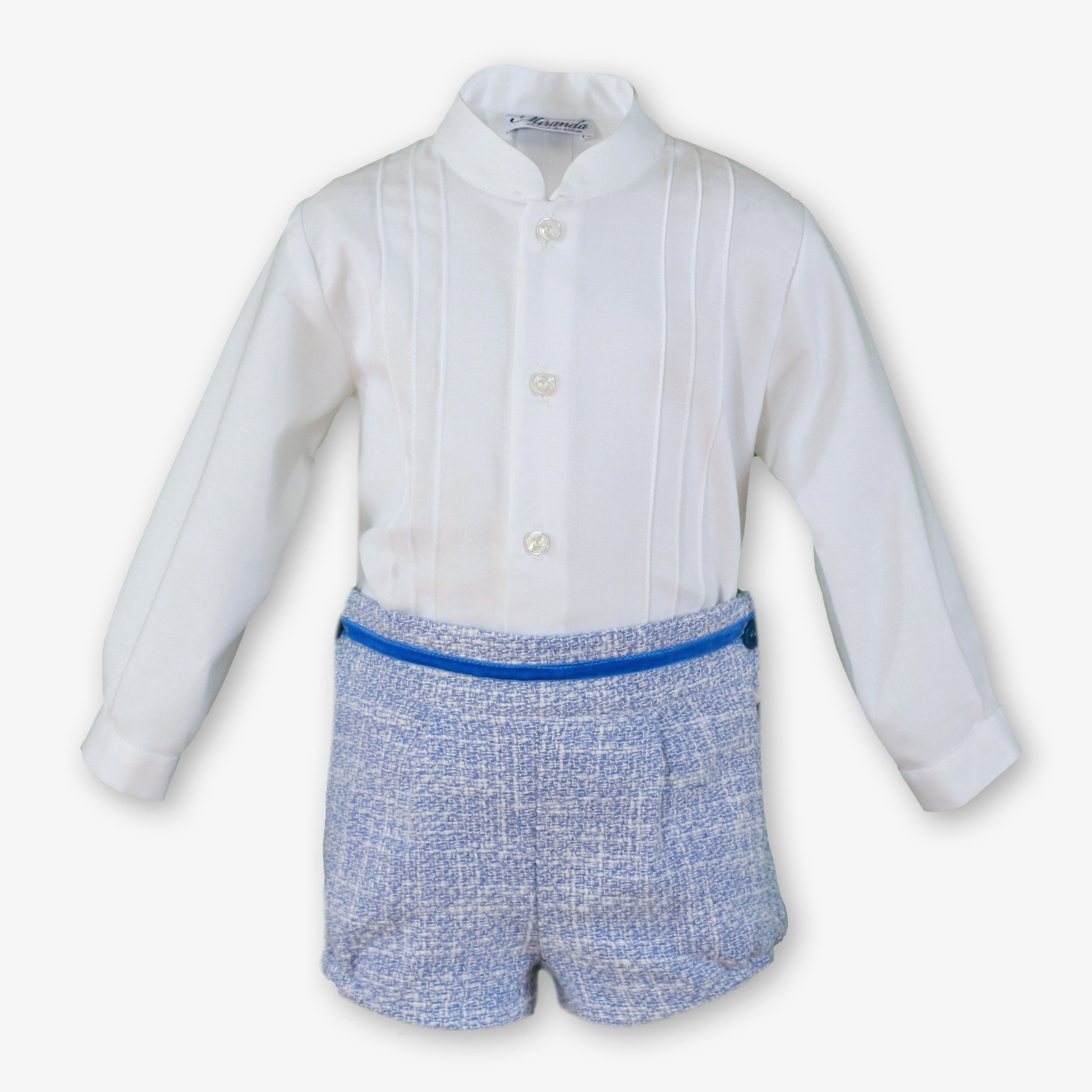 Camisa pantalón corto bebé niño Miranda 134-23 - vista delantera
