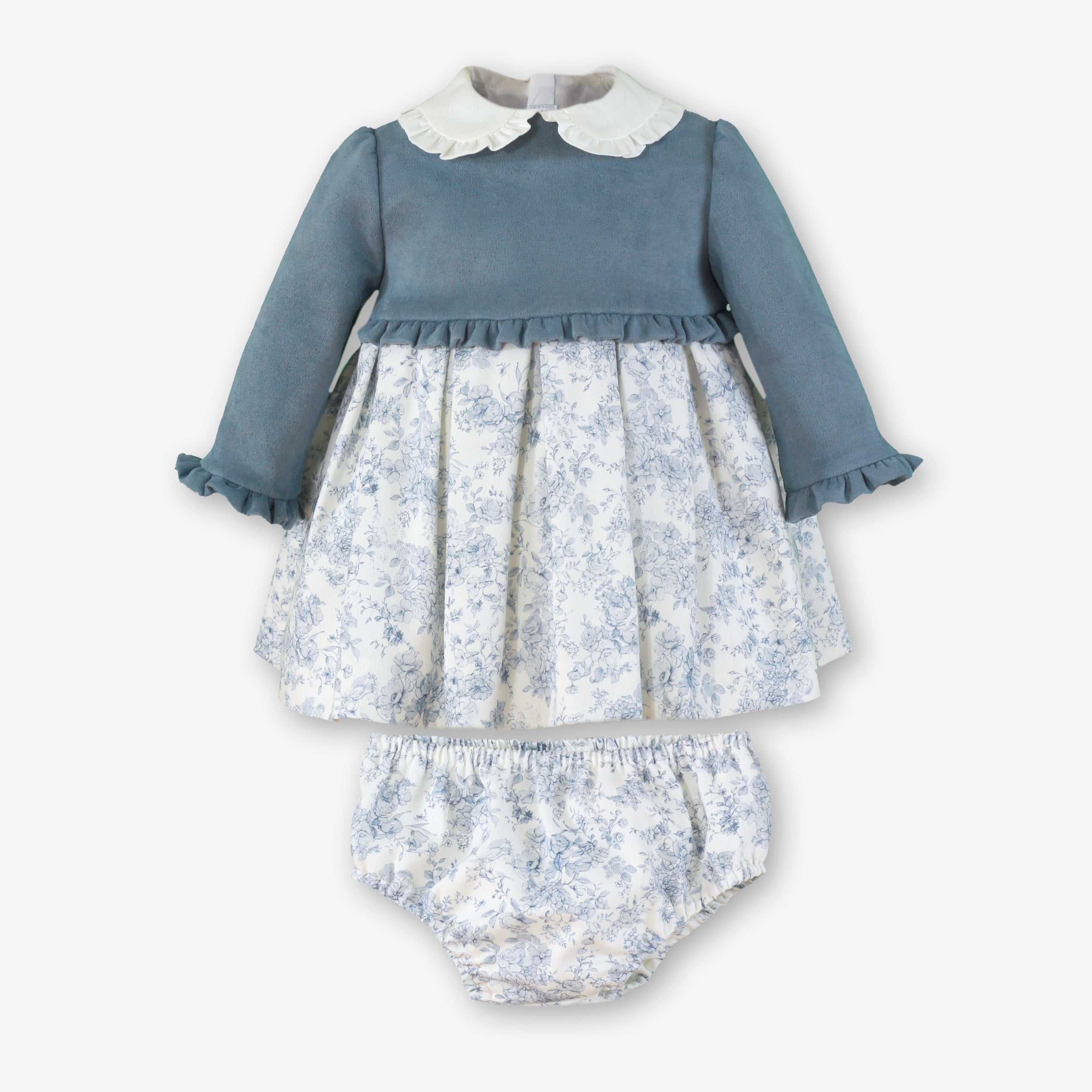 Vestido braguita bebé Miranda 143-VB - vista delantera