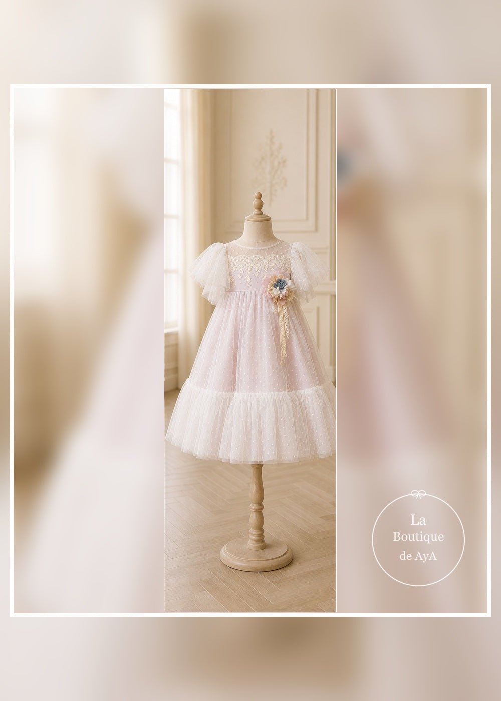 vestido comunion alma meninas 26037 maniqui frontal