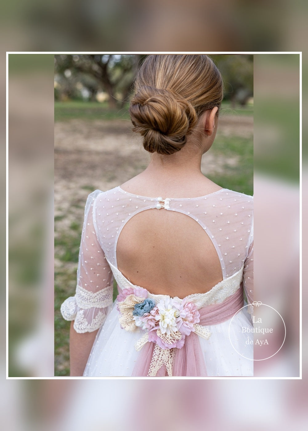 vestido comunion danais meninas 26034 trasera
