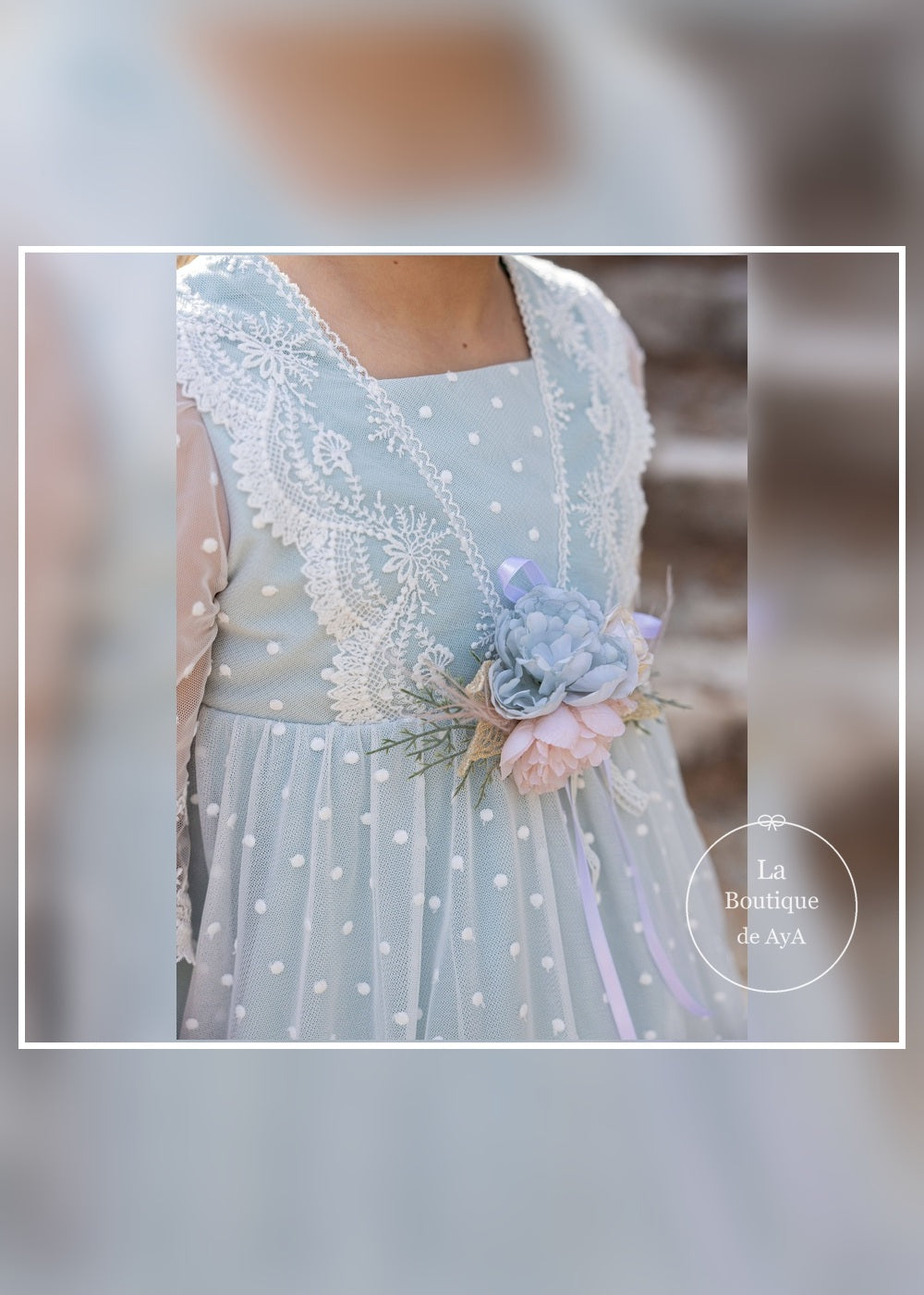 vestido comunion lola meninas 26030 detalle cuerpo