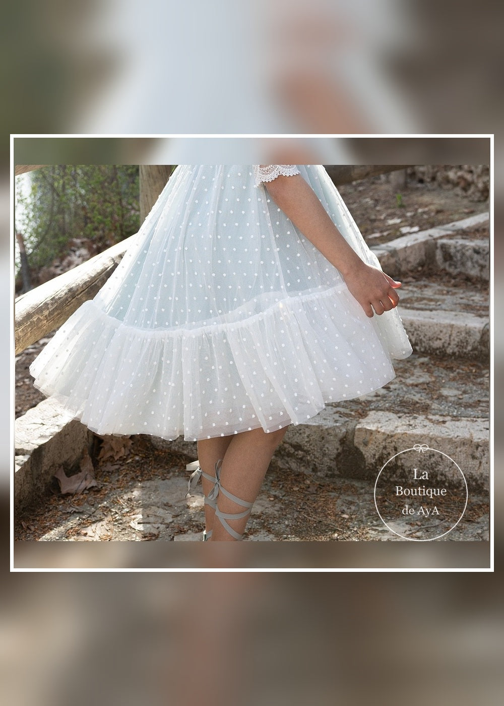 vestido comunion lola meninas 26030 detalle falda