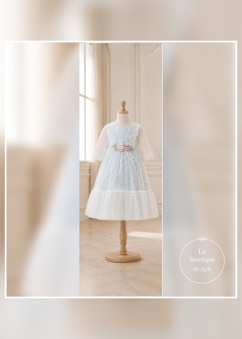 vestido comunion lola meninas 26030 maniqui frontal
