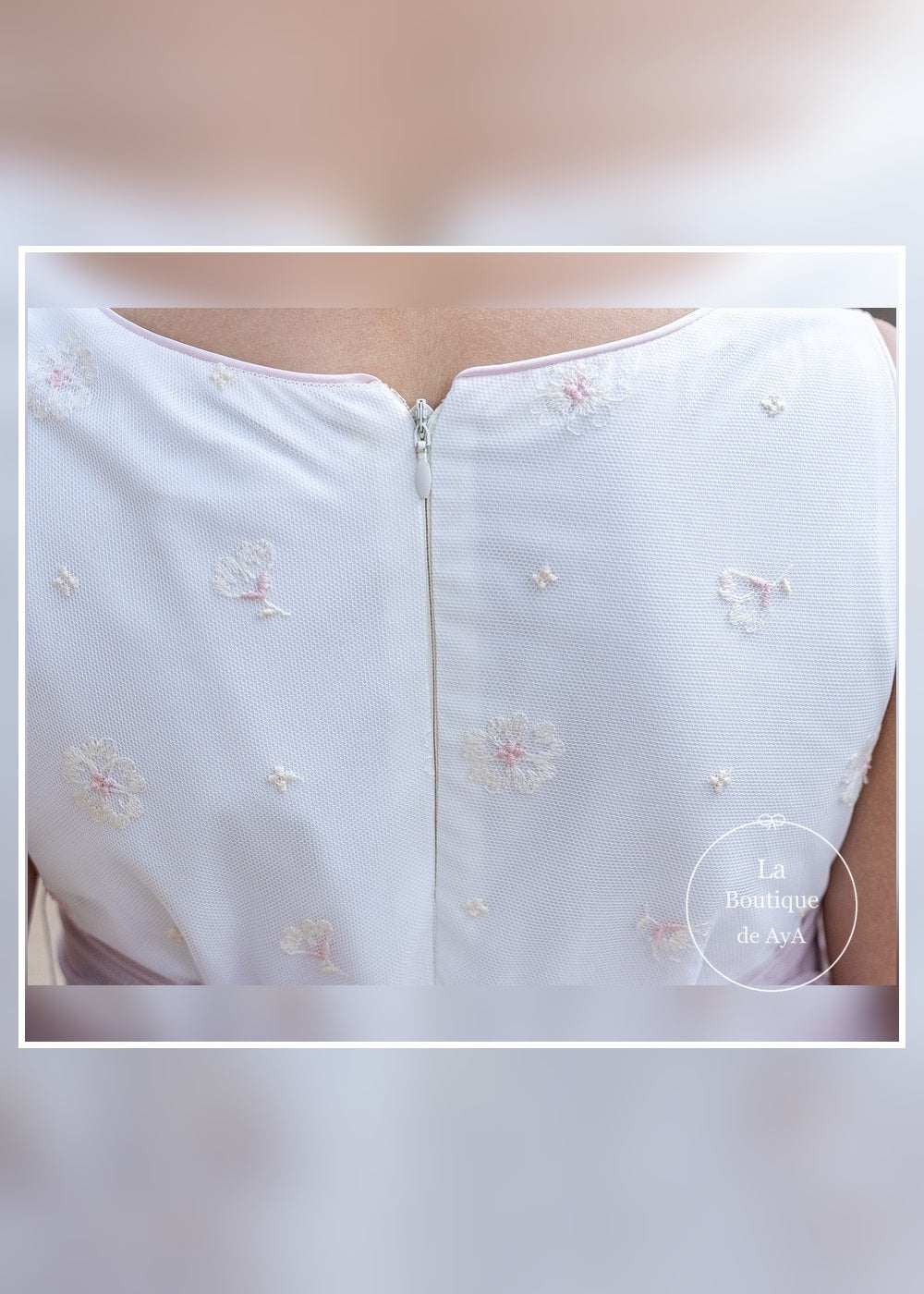 vestido comunion patricia meninas 26032 detalle lazo
